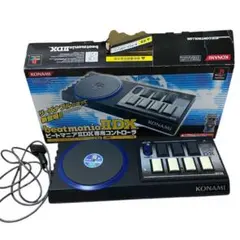 KONAMI beatmania IIDX 専用コントローラー箱説付 動作未確認のサムネイル
