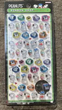 スヌーピー ボンボンドロップ mini立体シール