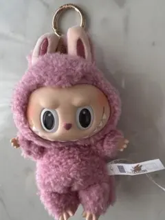 【新品未使用】popmart ラブブ　マカロン　ぬいぐるみ キーホルダー ピンク