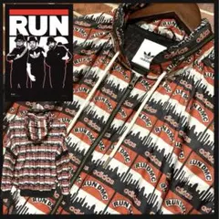 美品★adidas★RUN DMC★ランディーエムシー★コラボウィンドブレーカー