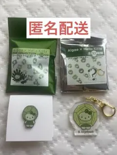 【新品未使用】大阪関西万博 日本館 キティ⭐︎ピンバッジ＆キーホルダー2点セット⭐︎