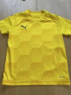 PUMA イエロー ヘキサゴンシャツ 120