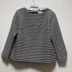 BEAMS HEARTストライプ 長袖トップス