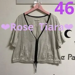 Rose Tiara ローズティアラ　カーディガン　大きいサイズ　46のサムネイル