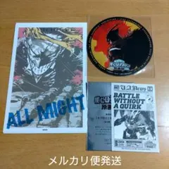 ヒロアカ原画展 オールマイト 特典ステッカー コースター ワンシーンカード