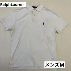 Polo ポロ　ラルフローレン ポロシャツ ホワイト 白　M