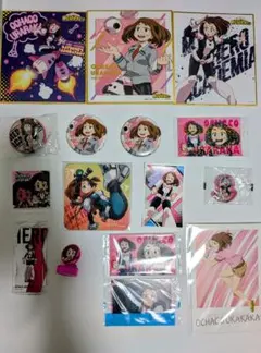 僕のヒーローアカデミアお茶子うらら バッジ・ステッカーセット