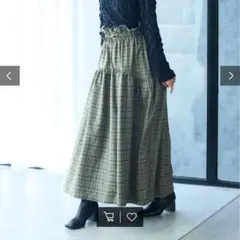 フリークスストア　ギャザーウエストリボン　ティアードスカート