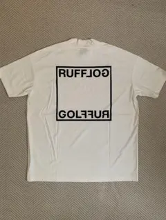 RUFFLOG MOCK NECK TEE サイズM ホワイト　ラフロッグ