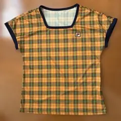 FILA チェック柄 Tシャツ