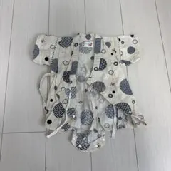 水玉模様 ベビー甚平 サイズ70