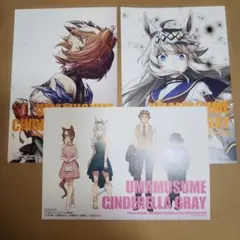 大*将様 ウマ娘シンデレラグレイ　購入特典　イラストカード　3枚セット