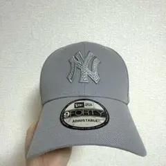 New Era 9FORTY Rhinestone グレーキャップ ヤンキース 9FORTY Rhinestone ラインストーン ニューヨーク・ヤンキース グレー