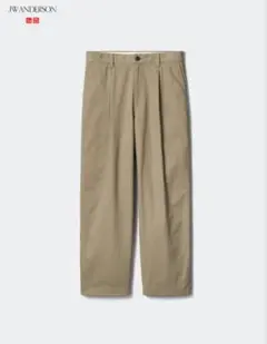 jwanderson ユニクロ タックワイドパンツ ベージュ W82cm