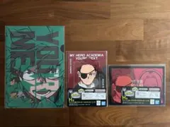 僕のヒーローアカデミア キャンバス風イラストボード＆ステッカー クリアファイル