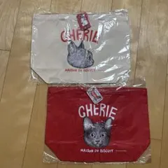 CHERIE ヒグチユウコ 限定LEOトート 2種類 缶バッジ付き - メルカリ