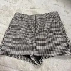 ZARA ギンガムチェック キュロット ショートパンツのサムネイル
