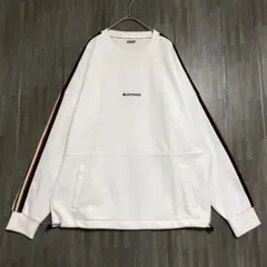 コンバース　ドロストヘム オーバーサイズスウェット　白　XL