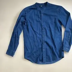 UNIQLO ダークブルー デニムシャツ