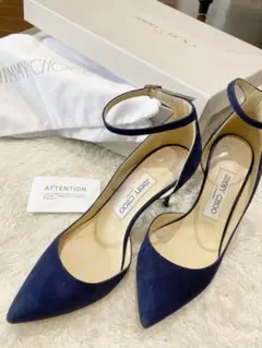 ジミーチュウ★パンプス★ネイビー★サイズ35ハーフ