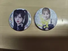 아이돌 캔 배지 2개 세트