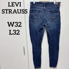 1点限り✨LEVI STRAUSS スキニーデニム 【W32 L32】ネイビー