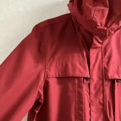 ほぼ未使用　EDDIE BAUER 収納OKフード　ウェザーエッジXSメンズ 赤