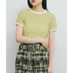 KBF バイカラーレースTEE