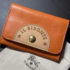 【新品未使用】イルビゾンテ 名刺入れ カードケース オレンジ