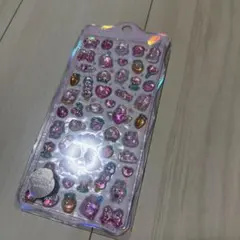 ボンボンドロップシール　オーロラ　うさぎ　ピンク