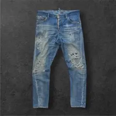 DSQUARED2 セクシーツイスト ダメージデニム 46サイズ