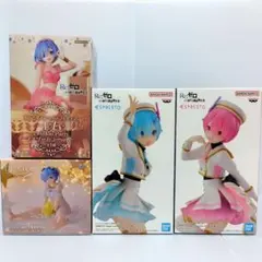 Re:ゼロから始める異世界生活 レムラム フィギュア４個セット