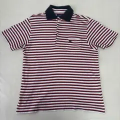 BURBERRY GOLF ポロシャツ M ストライプ