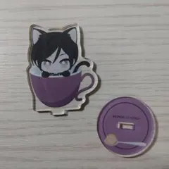 刀剣乱舞 刀猫男士 cafe カフェ アクリルスタンド 薬研藤四郎