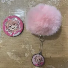 カラフルピーチ　のあさん　缶バッジ、キーホルダー