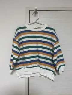 BREEZE ストライプ 長袖カットソー 110