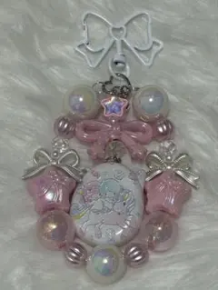 じゃらじゃらキーホルダー リトルツインスターズ キーホルダー キキララ