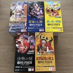 テープ付未開封】ワンピカード世界最強の戦士1BOX+スタートデッキ7種