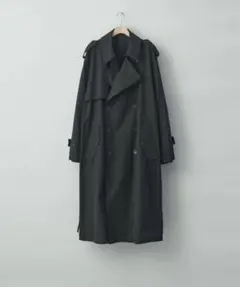 ssstein W/SI SATIN PEAK LAPEL LONG COAT - メルカリ