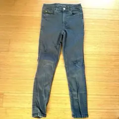 ZARAキッズ☆ダメージ加工ダークブルースキニーパンツ ☆10(140)