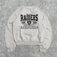 00s RUSSELL ATHLETIC RAIDERSライトグレースウェット