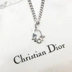 3004 極美品✨　Dior　ネックレス　CD ロゴ　希少　シルバー