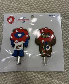USJ ユニバ　ハミクマ ミャクミャク ヘアクリップ