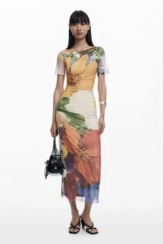 仲里依紗さん着用Desigual dress 2way ワンショル
