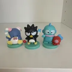 サンリオチョコエッグ　ハンギョドン、タキシードサム、バツマル サンリオ