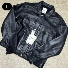 Salt&Pepper　レザージャケット　羊革　1st大戦モデル風　ブラック　L