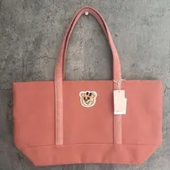 新品未使用 フェイラー ワッペントートバッグ オールドテディ ピンク LL 大