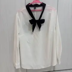 ホワイトリボンシャツ