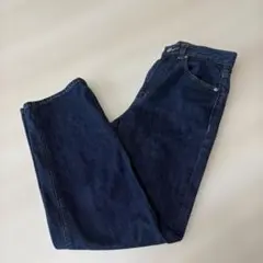GU ストレートデニムパンツ インディゴ