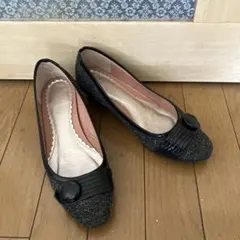 Marie femme ブラック ローヒールシューズ